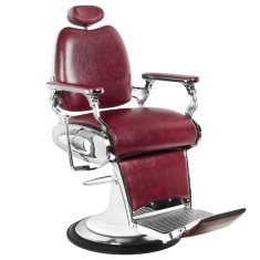 Eprim Gabbiano Moto Style burgundski frizerski stol