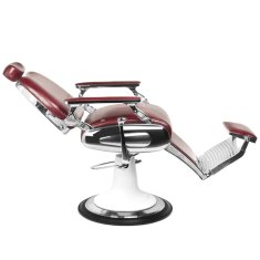 Eprim Gabbiano Moto Style burgundski frizerski stol