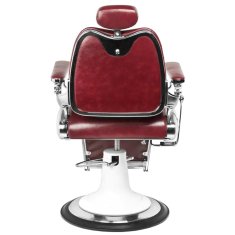 Eprim Gabbiano Moto Style burgundski frizerski stol