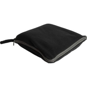 PIGO Odeja flis rest z blazino 120x150 180g - črna