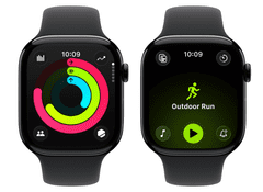 Apple Watch Series 11 pametna ura, GPS, 42mm, + pašček, črn (Jet Black) (MEQT4WF/A)
