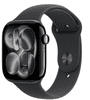 Apple Watch Series 11 pametna ura, GPS, 46mm, + pašček M/L, črn (Jet Black) (MEUX4WF/A)