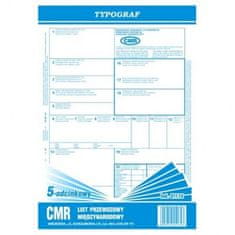 shumee Tovorni list CMR s 5 deli A4