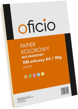 shumee Papir A4 MIX pastelnih barv 100 kosov.