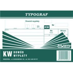 shumee Potrdilo o plačilu KW A6 TYPOGRAF