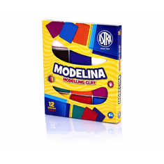 Astra ASTRA modelirna glina 12 barv