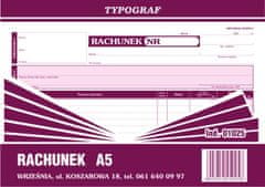 shumee Standardni obrazec za račun A5 01025