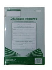 shumee Gradbeni dnevnik A4 20 listov