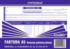 shumee Račun z DDV A5 Mehanizem deljega plačila obrazec 01158