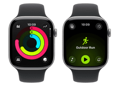 Apple Watch Series 11 pametna ura, GPS, 42mm, + pašček M/L, siv (Space Grey) (MEQW4WF/A)