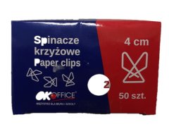 shumee Križne sponke 4 cm, 50 kosov.