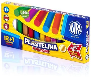 shumee ASTRA plastelin 12+1 barv - brez zlata