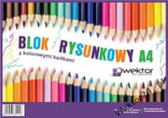 shumee Barvni risalni blok A4, 16 listov, VEKTORSKI