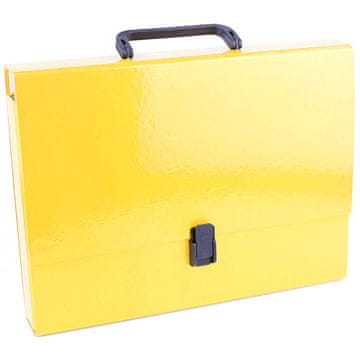 shumee Mapa z ročajem A4 5cm rumenega kartona