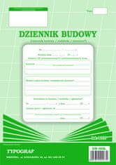 shumee Gradbeni dnevnik A4 60 listov tisk 02277