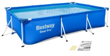 shumee Bazen z okvirjem 300x201x66 cm Bestway 56404