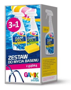 shumee KOMPLET ZA ČIŠČENJE BAZENA 3 V 1 Z GOBICO - GAMIX