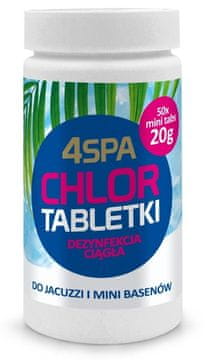 shumee 4SPA CHLOR DOLGE MINI TABLETE 20G 1KG - GAMIX