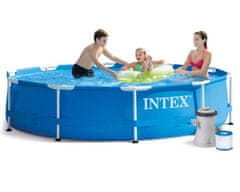 shumee Vrtni bazen z okvirjem 305 x 76 cm 8-v-1 komplet Intex 28202