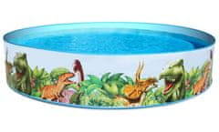 shumee Razširitveni bazen Dinozavri 244x46 cm Bestway 55001