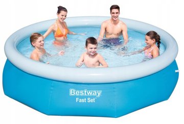 shumee Vrtni razširljivi bazen 305x76 cm Bestway 57266