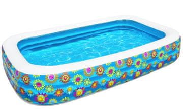 shumee Napihljiv bazen 305 x 183 x 56 cm Happy Flora Bestway 54121