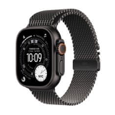 Apple Watch Ultra 3 pametna ura, GPS + Cellular, 49mm, črna, Trail Loop pašček, črn - M/L