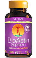 shumee Nutrex Hawaii, BioAstin Supreme, havajski astaksantin, 6 mg, 60 veganskih mehkih kapsul