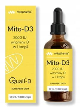 shumee Mito-D3 vitamin D3 v kapljicah 50 ml - 1800 kapljic