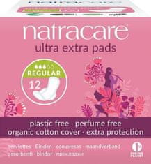 shumee NATRACARE ULTRA EXTRA REGULAR higienski vložki s krilci 12 kosov