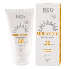shumee Tonirana krema za sončenje Eco Cosmetics z rakitovcem in olivnim oljem SPF 30