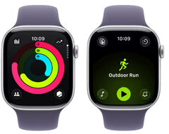 Apple Watch Series 11 pametna ura, GPS, 42mm, + pašček M/L, vijolična (Purple Fog) (MEU74WF/A)