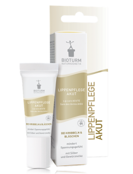 shumee BIOTURM balzam za ustnice s srebrom in oljem klinčkov za razpokane ustnice