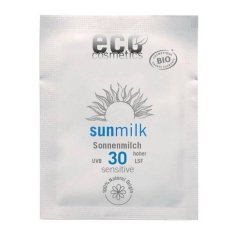 shumee Eco Cosmetics mleko za sončenje SPF 30 SENSITIVE z granatnim jabolkom in malino 2 ml