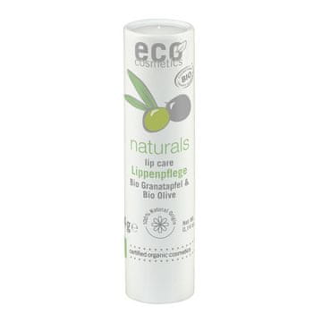 Eco Cosmetics Balzam za ustnice Eco Cosmetics z organskim granatnim jabolkom in organskim olivnim oljem