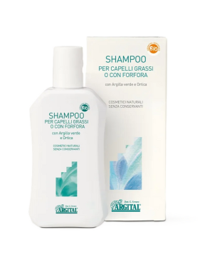 shumee ARGITAL Šampon proti prhljaju s koprivo in zeleno glino v gelu 250 ml