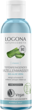 shumee LOGONA [CLASSIC] Globoko čistilna micelarna voda z bio-aloe vero