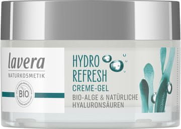 shumee LAVERA HYDRO REFRESH kremni dnevni gel za obraz z bioalgami in hialuronsko kislino