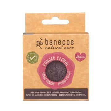 Benecos BENECOS Konjac goba z bambusovim ogljem