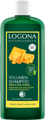 shumee LOGONA Šampon za volumen s pivom in organskim medom 500 ml