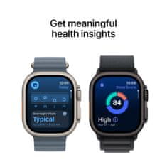 Apple Watch Ultra 3 pametna ura, GPS + Cellular, 49mm, črna, Alpine Loop pašček, črn - L