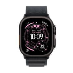 Apple Watch Ultra 3 pametna ura, GPS + Cellular, 49mm, črna, Alpine Loop pašček, črn - L