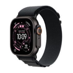Apple Watch Ultra 3 pametna ura, GPS + Cellular, 49mm, črna, Alpine Loop pašček, črn - L