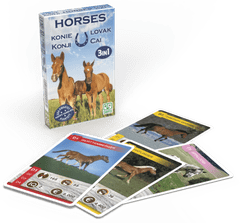 Cartamundi Igra s kartami 10035085 Animal Trumps 3v1: Konji