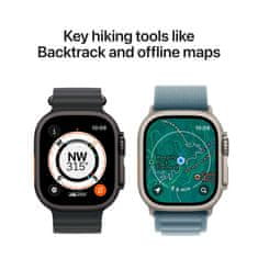 Apple Watch Ultra 3 pametna ura, GPS + Cellular, 49mm, črna, Ocean Band pašček, črn