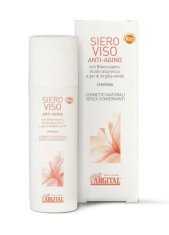 shumee ARGITAL Vlažilni serum proti staranju s hialuronsko kislino, glogom in gelom zelene gline