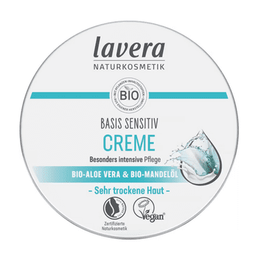 shumee LAVERA BASIS SENSITIV krema z organsko alojo in organskim mandljevim oljem 150 ml