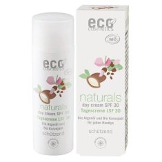 shumee Dnevna krema Eco Cosmetics z organskim arganovim oljem in organskim karanja oljem SPF 30