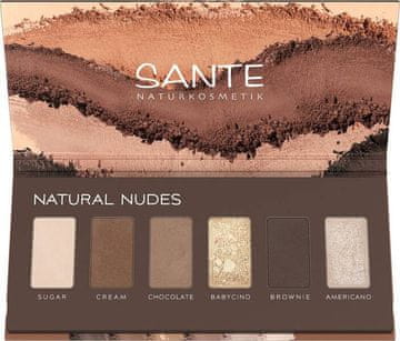 shumee SANTE NATURAL NUDES paleta 6 senčil za oči