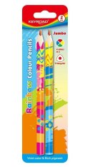 KEYROAD Crayons Magic Jumbo trikotni, blister, 2 kosa
